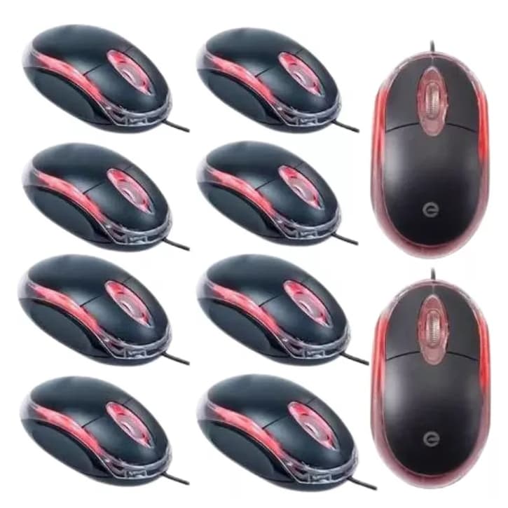 mouse optico usb 2.0  1000dpi ms-9 mouze com fio NÃO  gamer  mause Com Fio Usb Wired Gaming Pc  Led Usb Plug & Play Fio