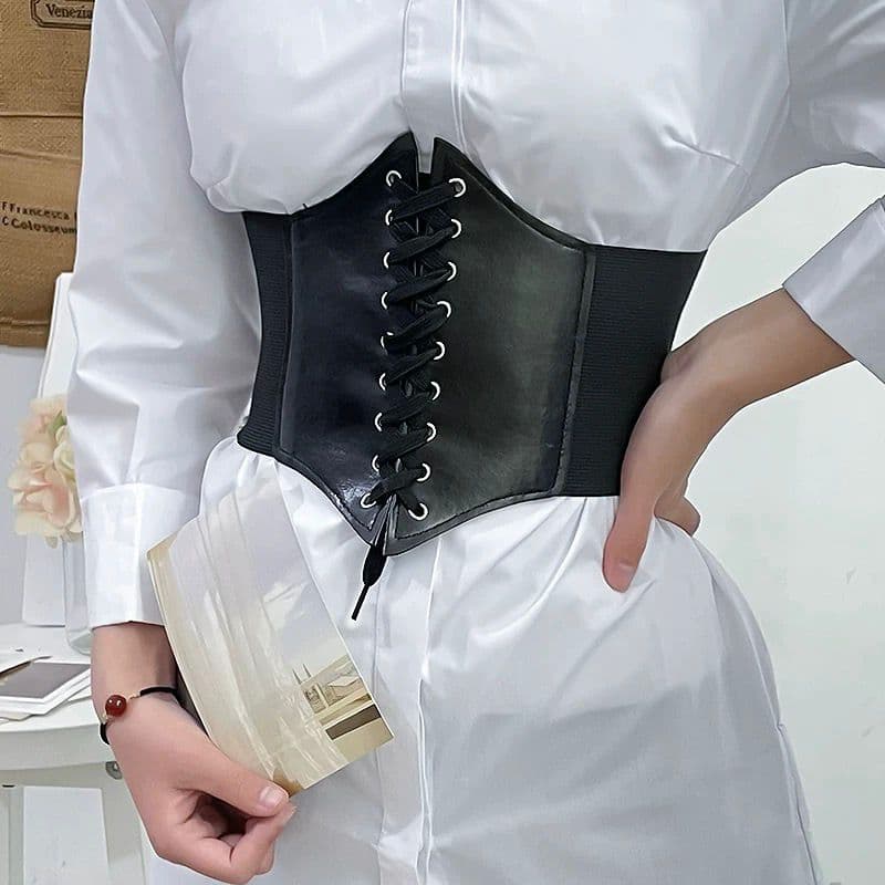 Cinto Espartilho Feminino Largo Elástico Na Cintura Corset BBH-27