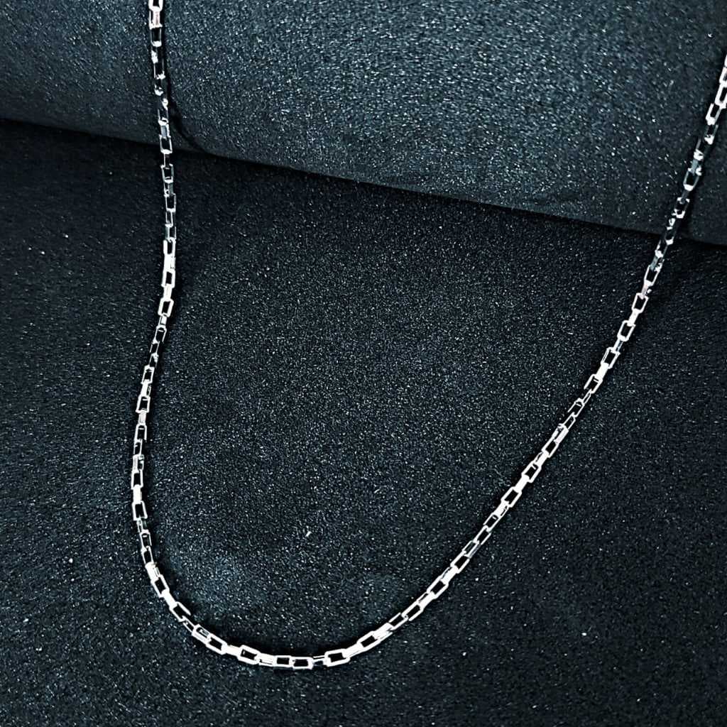 Corrente Cartier3mm Masculina Aço Inox 316l Prateado