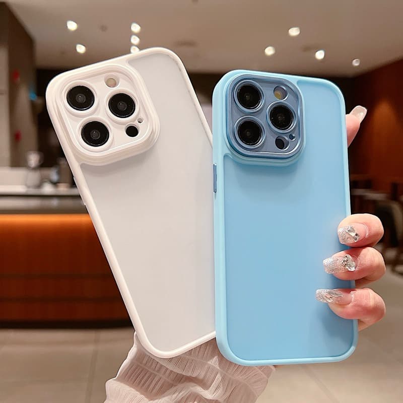 Capa Capinha FINO SPACE Fosca Para Motorola Edge 50 NEO EDGE 50 EDGE 40 NEO EDGE 30 NEO EDGE 40 buraco acrilico Case