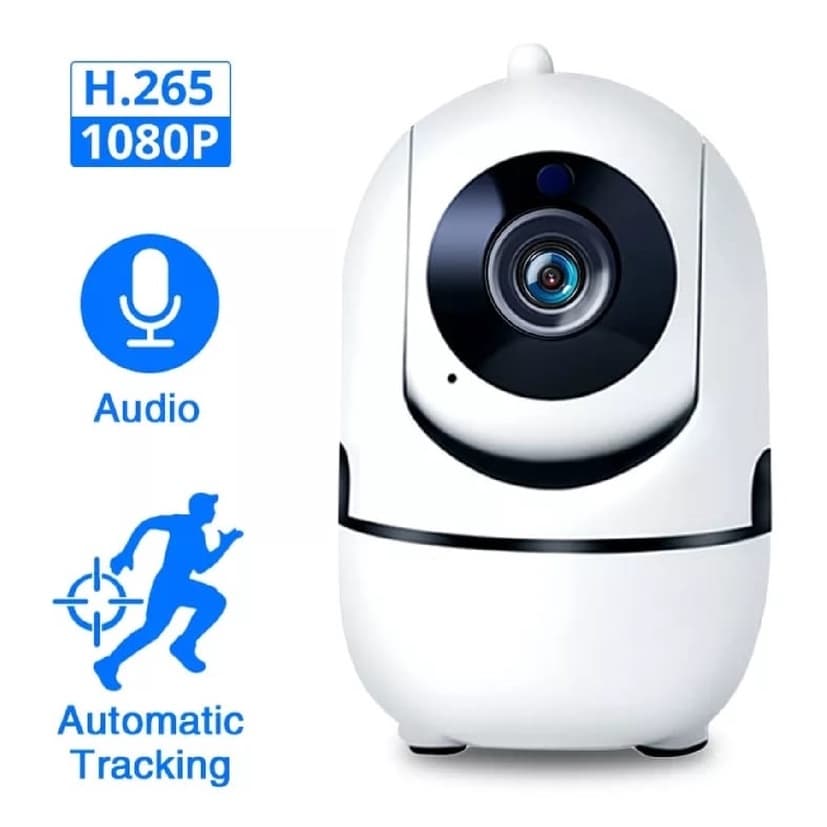 Camera Ip Wifi Giratória Estilo Babá Eletrônica Com Visão Noturna
