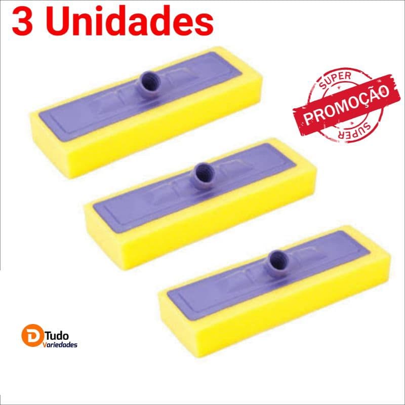 Kit 3 Unidades Limpa Vidro, Cores Variadas ,Promoção