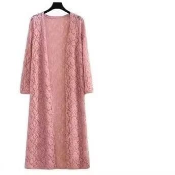 kimono longo de Renda