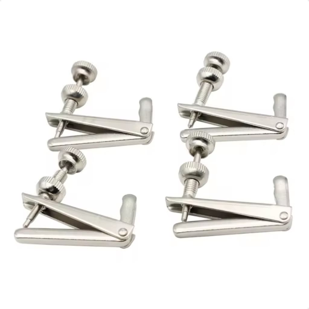 Micro Afinador Para Violoncelo Cello 4/4 3/4 Fixo Kit 4 Pçs