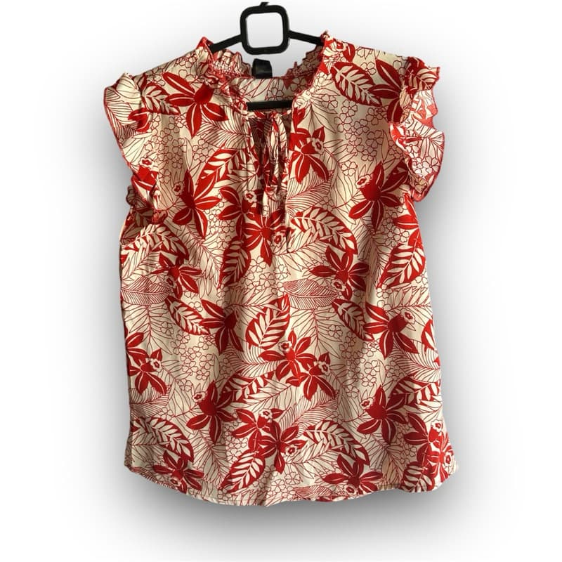 Blusa Manga Curta Gola Gravatinha Colors Social Elegante