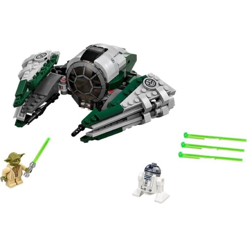 Lego Star Wars 75168 Yoda’s Jedi Interceptor (semi-novo 2017) 262pcs Lego original raro