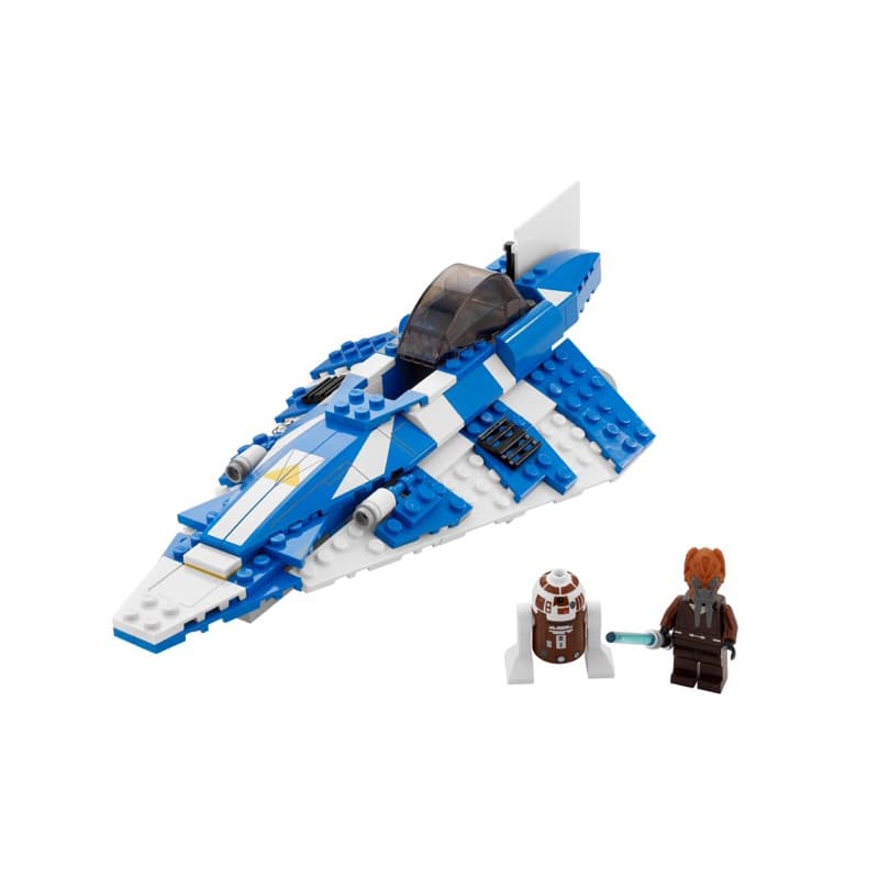 Lego Star Wars 8093 Plo Koon’s Jedi Starfighter (semi-novo 2010) 175pcs novas Lego original raridade!