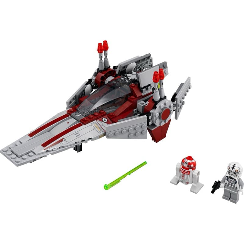 Lego Star Wars 75039 V-Wing Starfighter (semi-novo 2014) 201pcs novas Lego original raridade