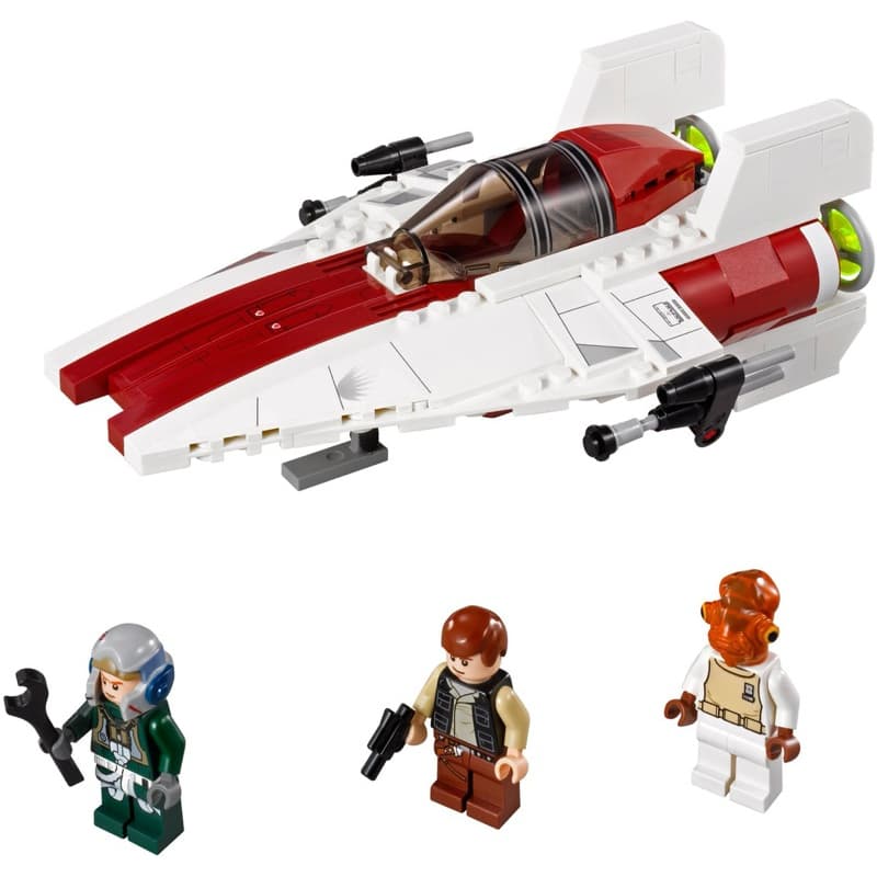 Lego Star Wars 75003 A-Wing Starfighter (semi-novo 2013) 177pcs Lego original raro