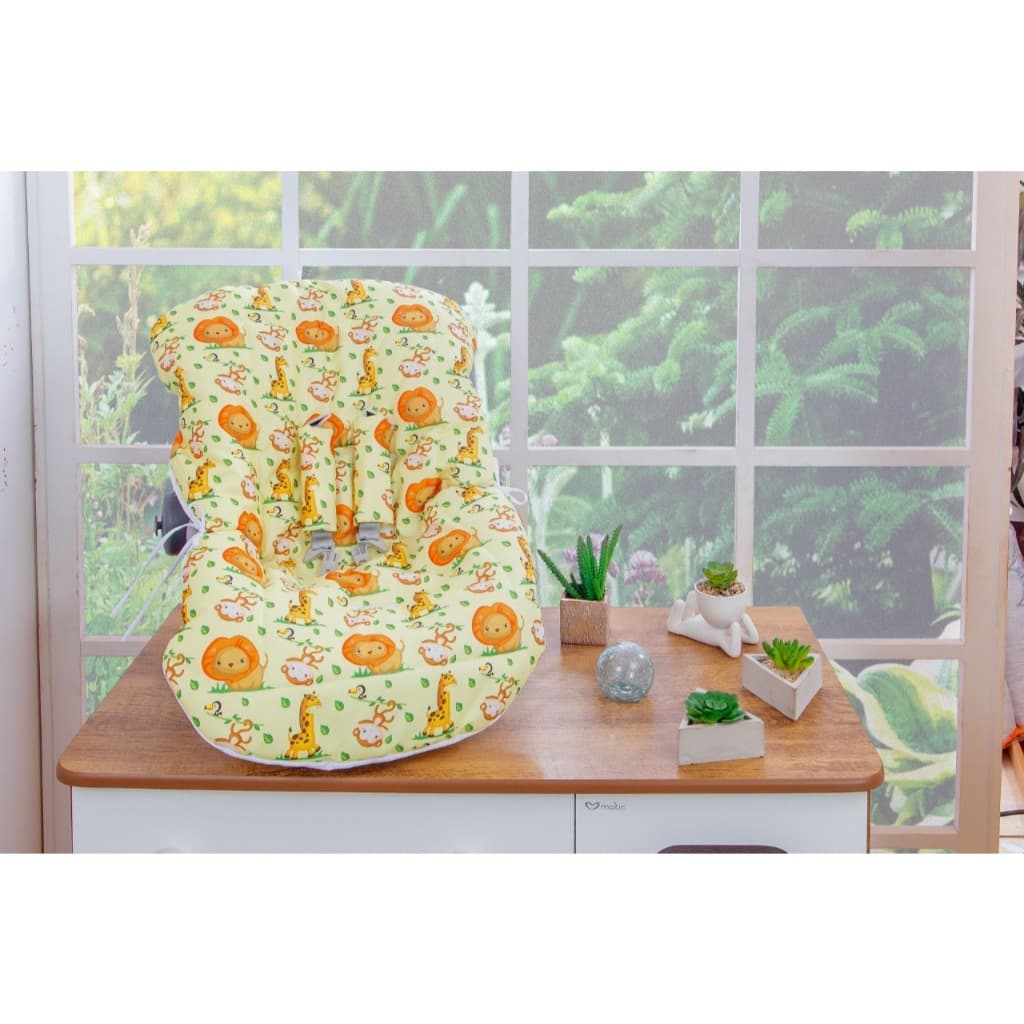 Capa para Bebê Conforto 60cmx84cm Protetores de Cinto 200 fios Poliéster Cadeirinha de Viagem