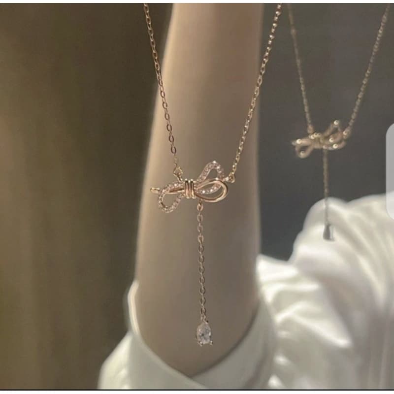 Colares feminina borla nicho luz luxo personalizado colar novo estilo