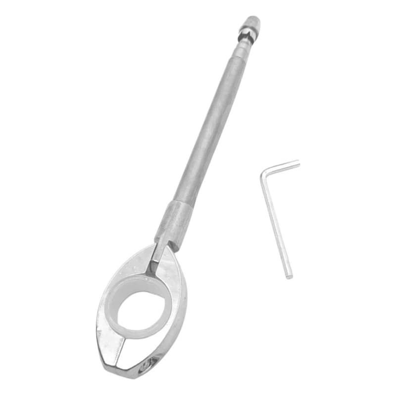 Antena Corta Pipa Moto Retrátil Anti Cerol Aço Inox Guidão Universal 7 Estagio Fixação Guidao 7/8