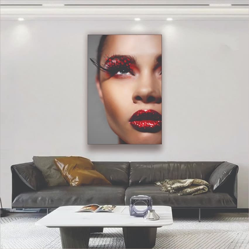Quadro Decorativo Maquiagem Artística Estúdio Make Up Salão 1 pç