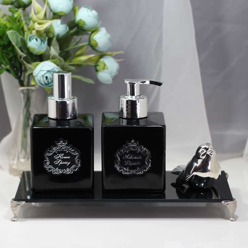 Dispenser Sabonete Líquido Difusor Aromas Bandeja Espelho