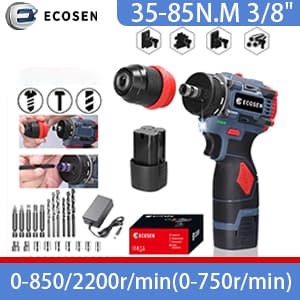 Parafusadeira Furadeira 21v /21v 2 Baterias Com Maleta Completoa