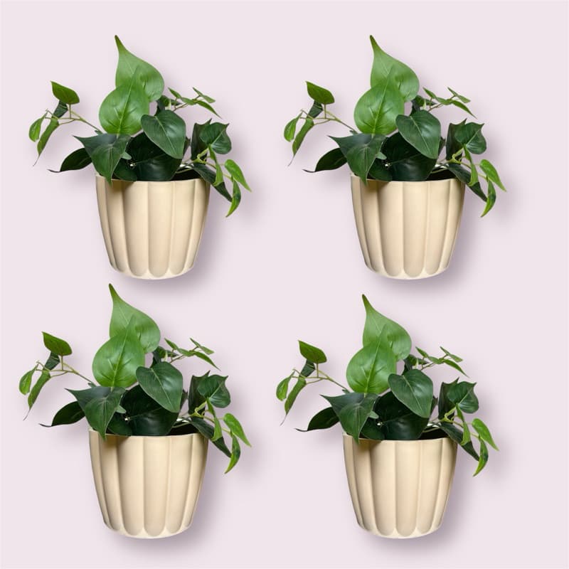 Kit 4 Cachepot Vaso para Plantas Moranga N3