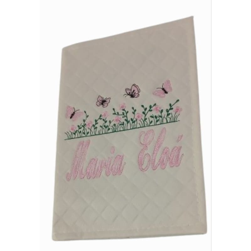 Porta Vacina Personalizado/Porta documento  tema borboleta