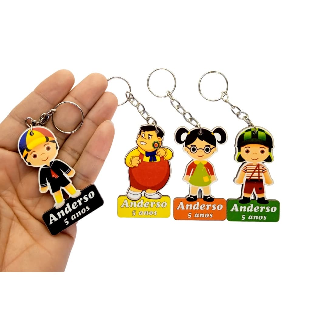 Turma Do Chaves Chaveiros Personalizados