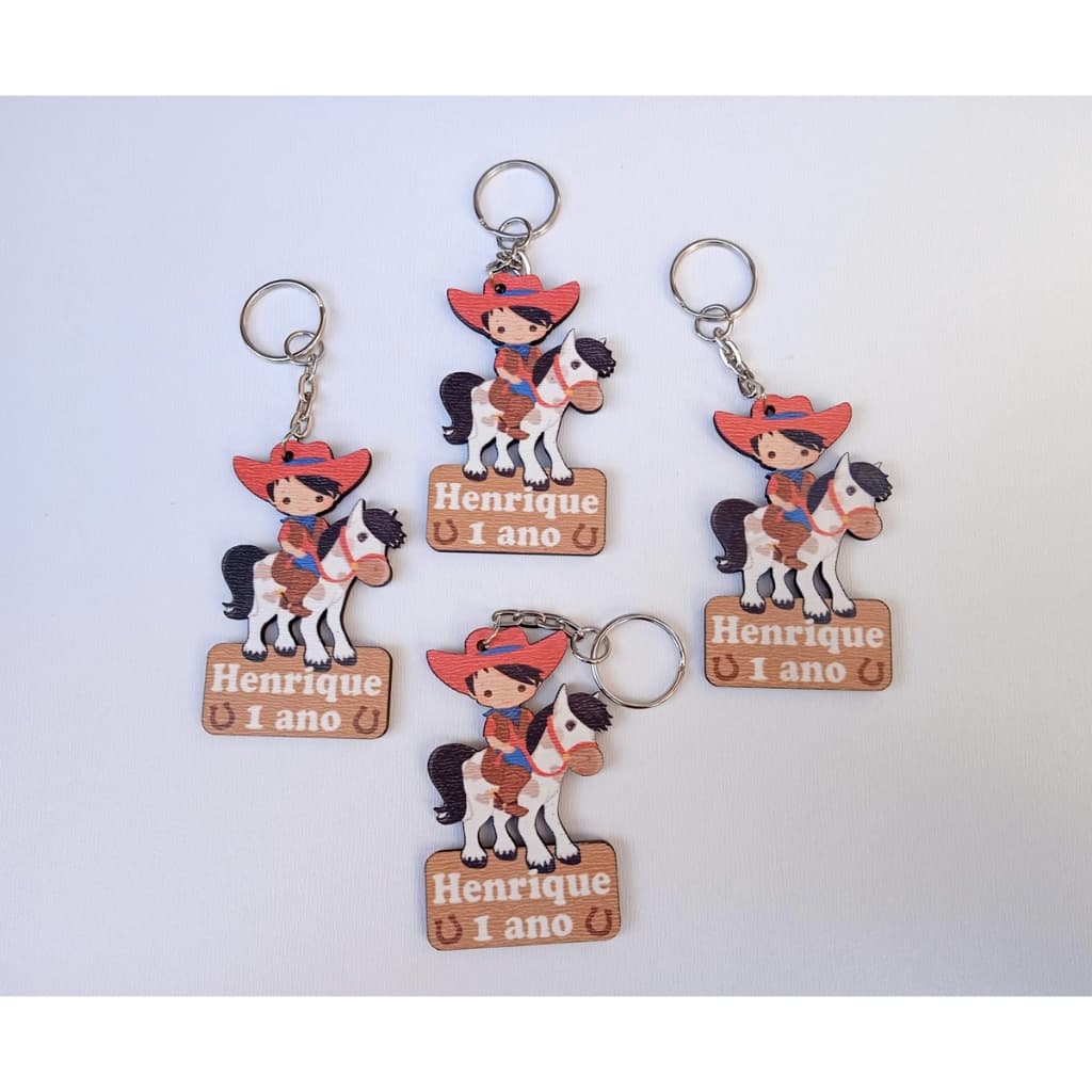 Chaveiros Para Lembrancinhas Cowboy Infantil