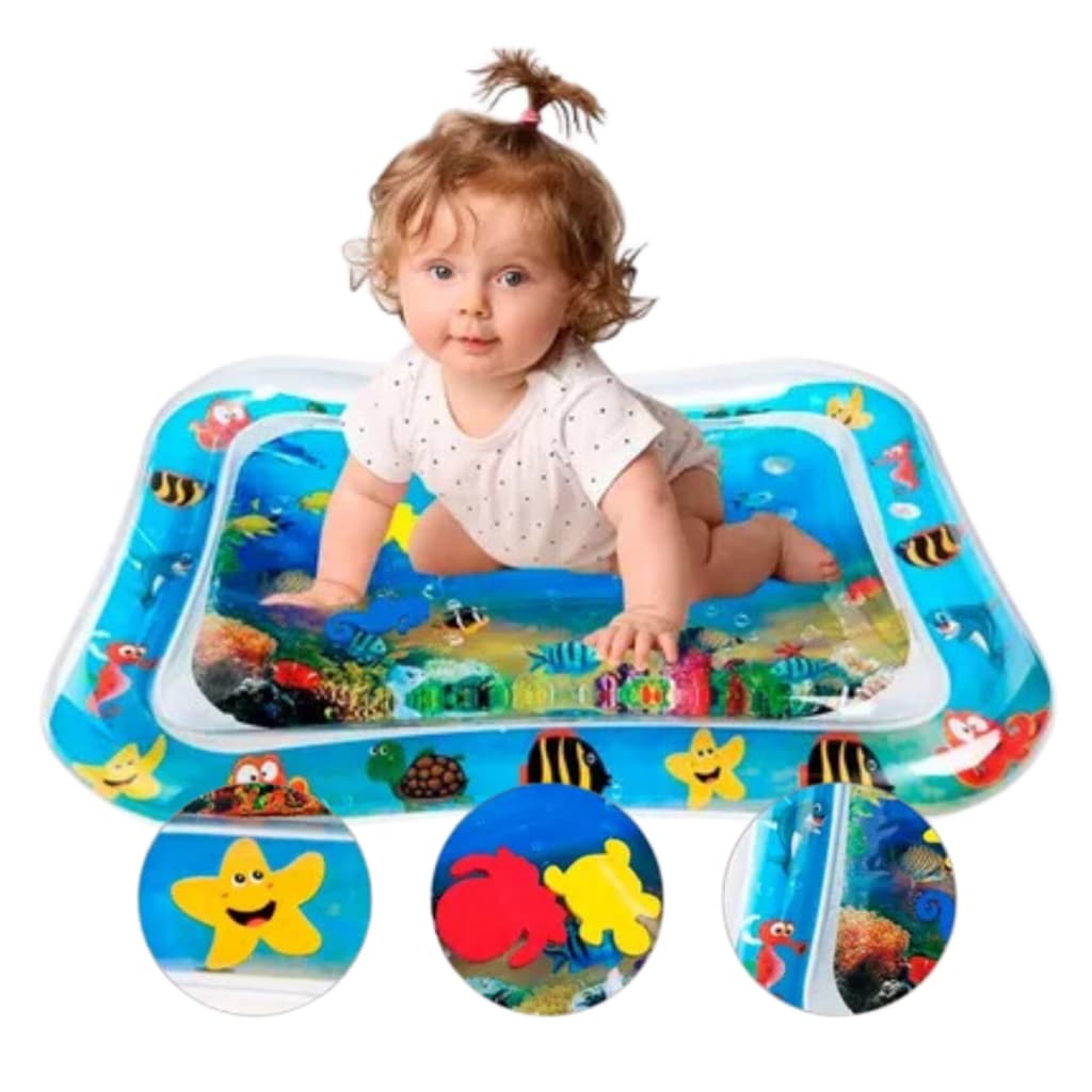 Tapete Infantil De Agua Almofada Inflavel Atividades Bebe Interativo