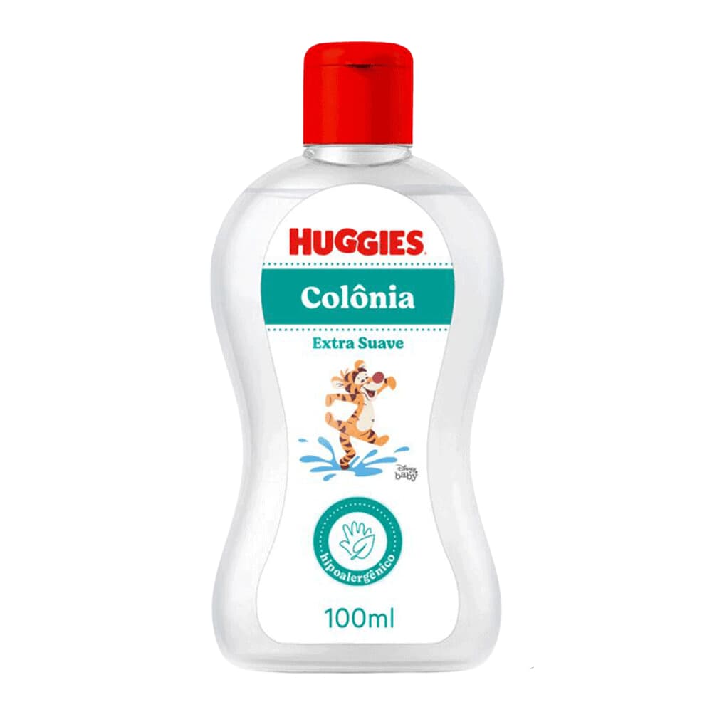 Colônia Huggies Extra Suave 100ml | Hipoalergênica | Perfume Suave e Duradouro