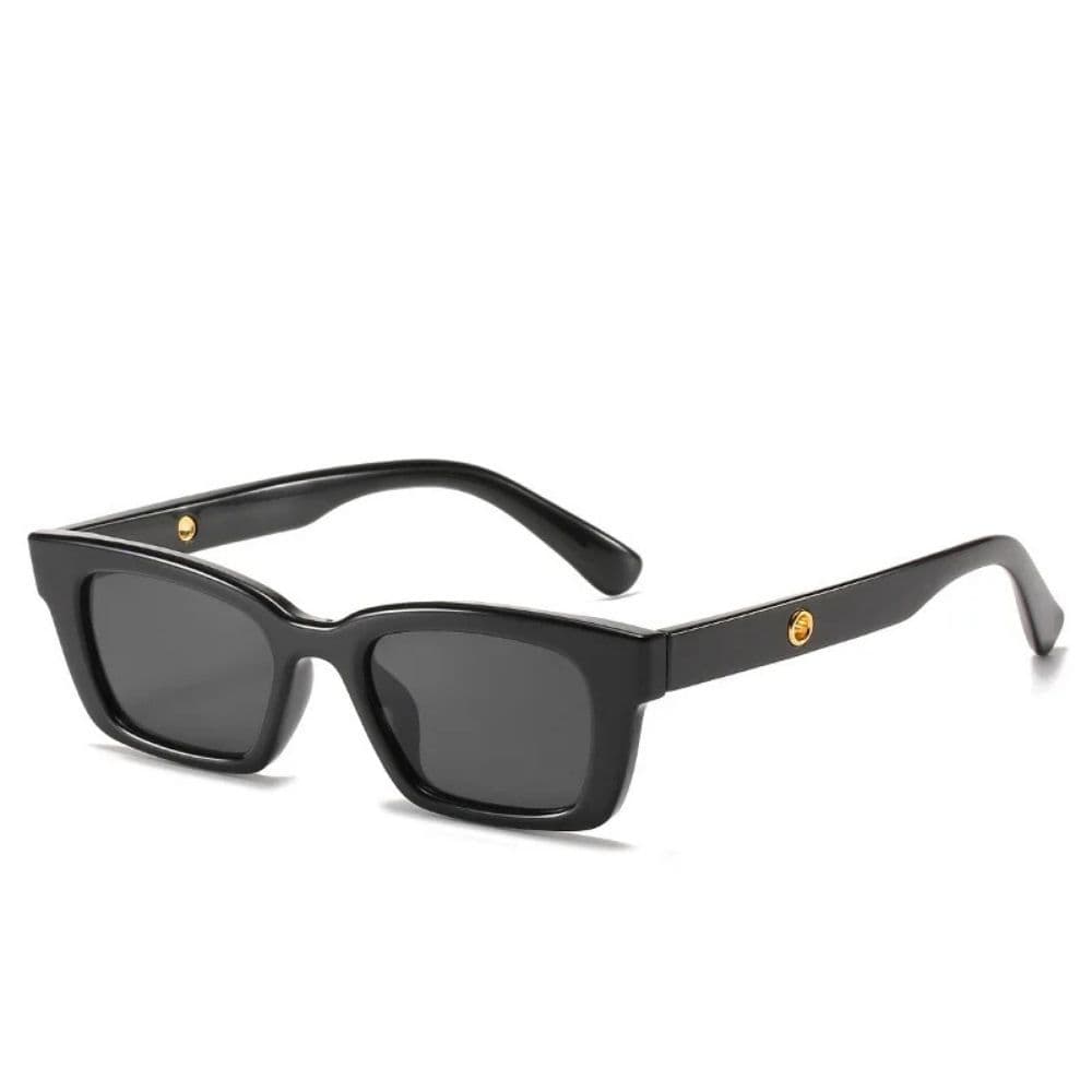 Óculos de Sol Quadrado Masculino Óculos Quadrado Feminino Óculos de Sol Preto