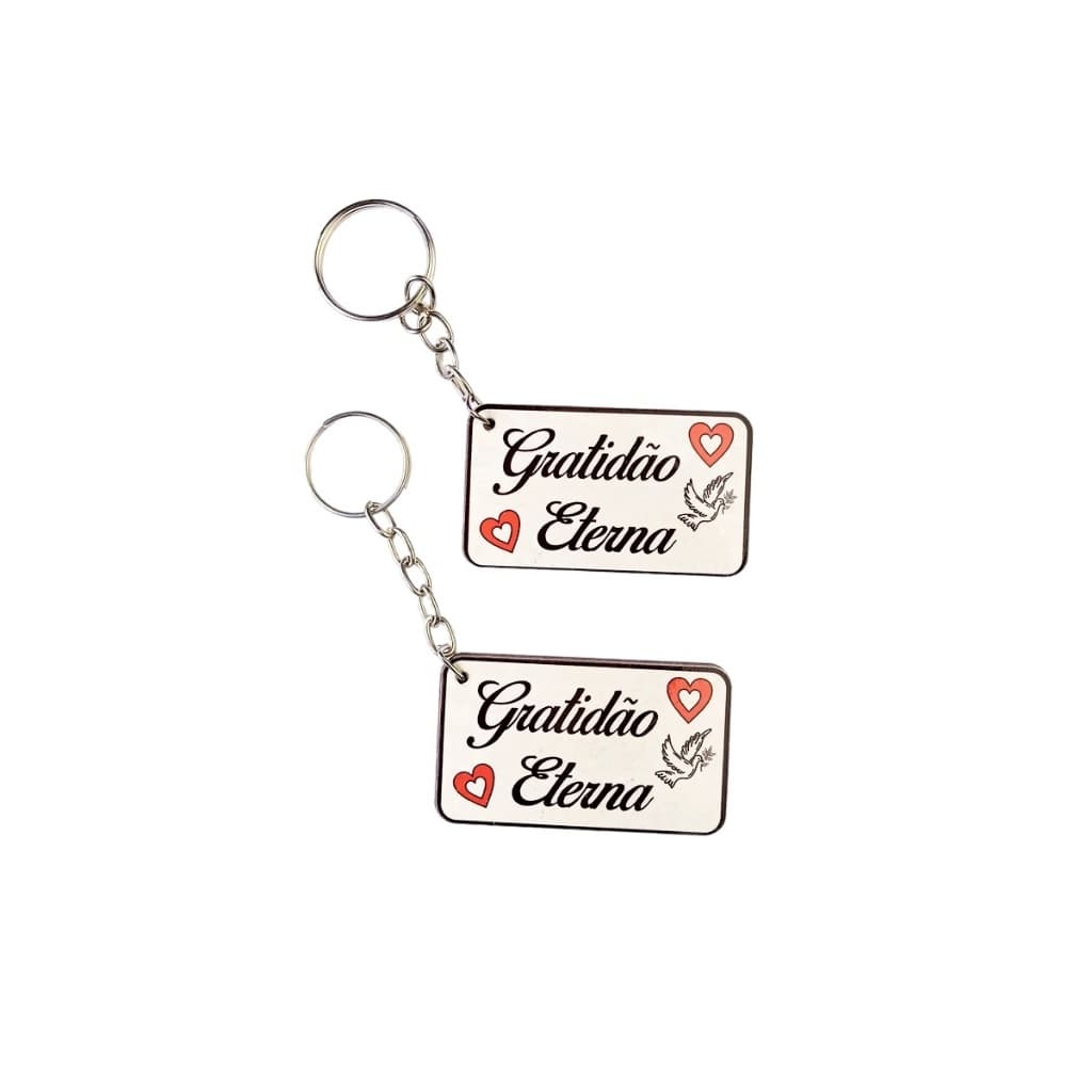 Chaveiros Personalizados gratidão
