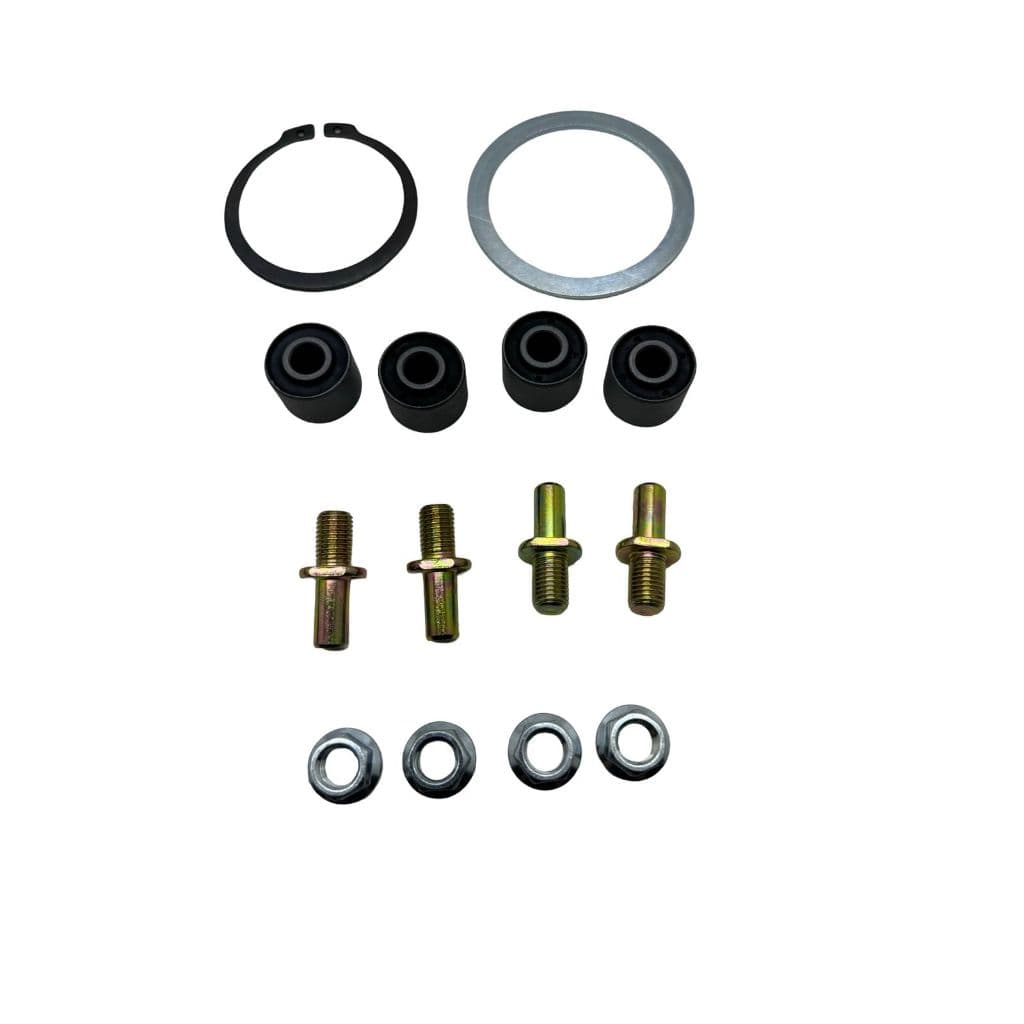 Kit Bucha Coroa Ferro + Anel Espaçador + Prisioneiros + Porcas Coroa Titan 125