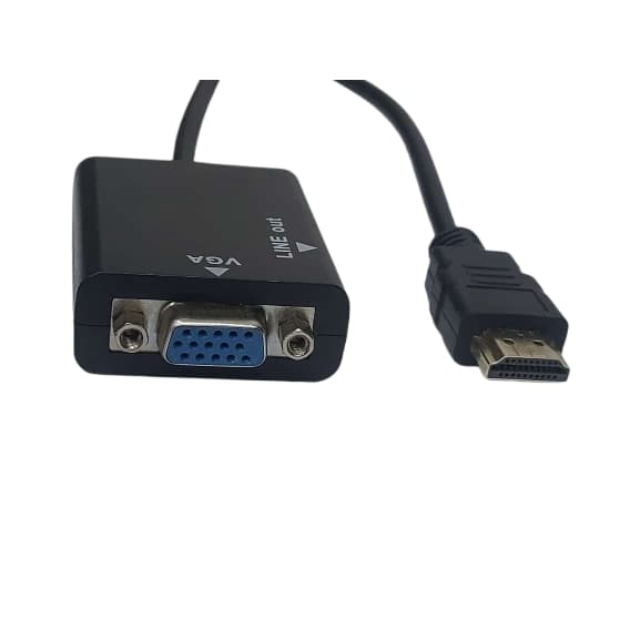 Cabo Adaptador de VGA femea x HDMI Macho 1080p 25cm 1080p