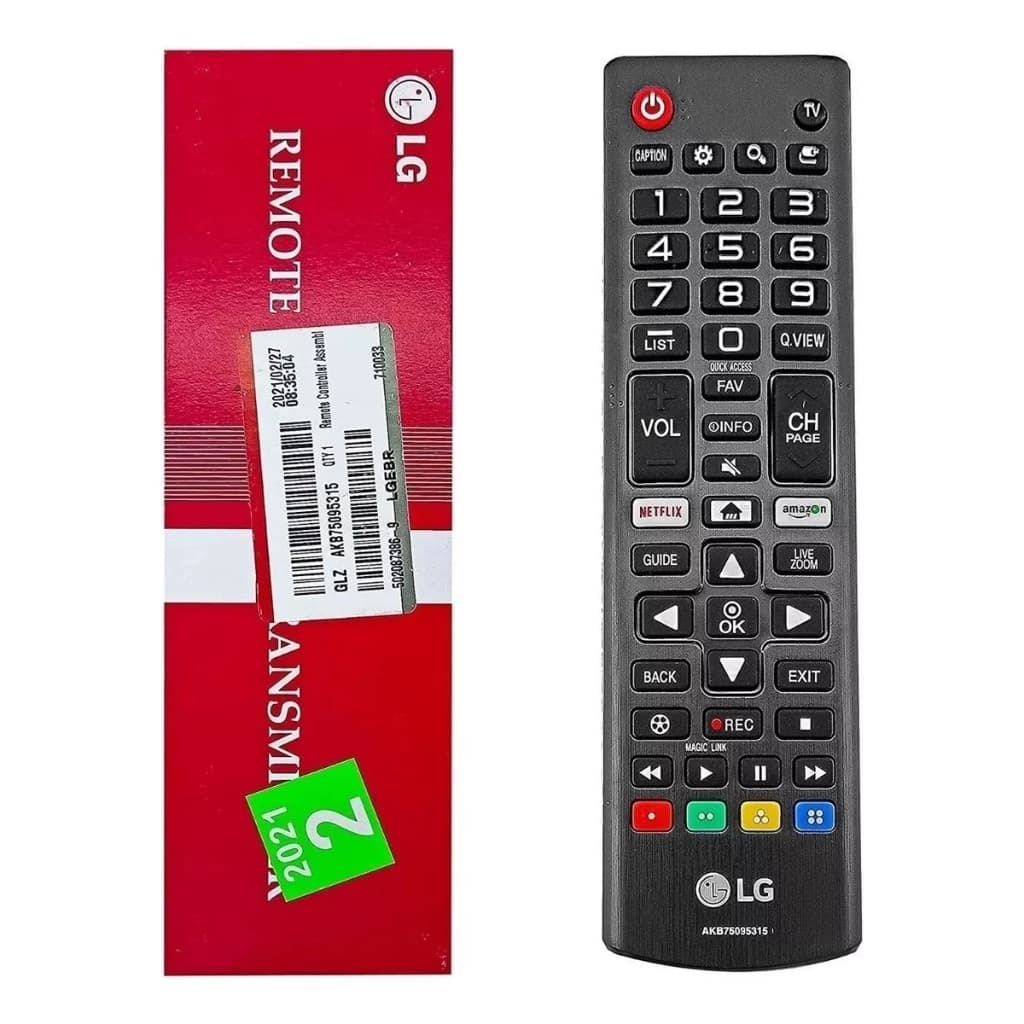 Controle Remoto Original Televisão TV LG Akb75095315 55uk6360 55uk6530 55uk6540 43UJ6300 43UJ6525 43UJ6565 49UJ6565