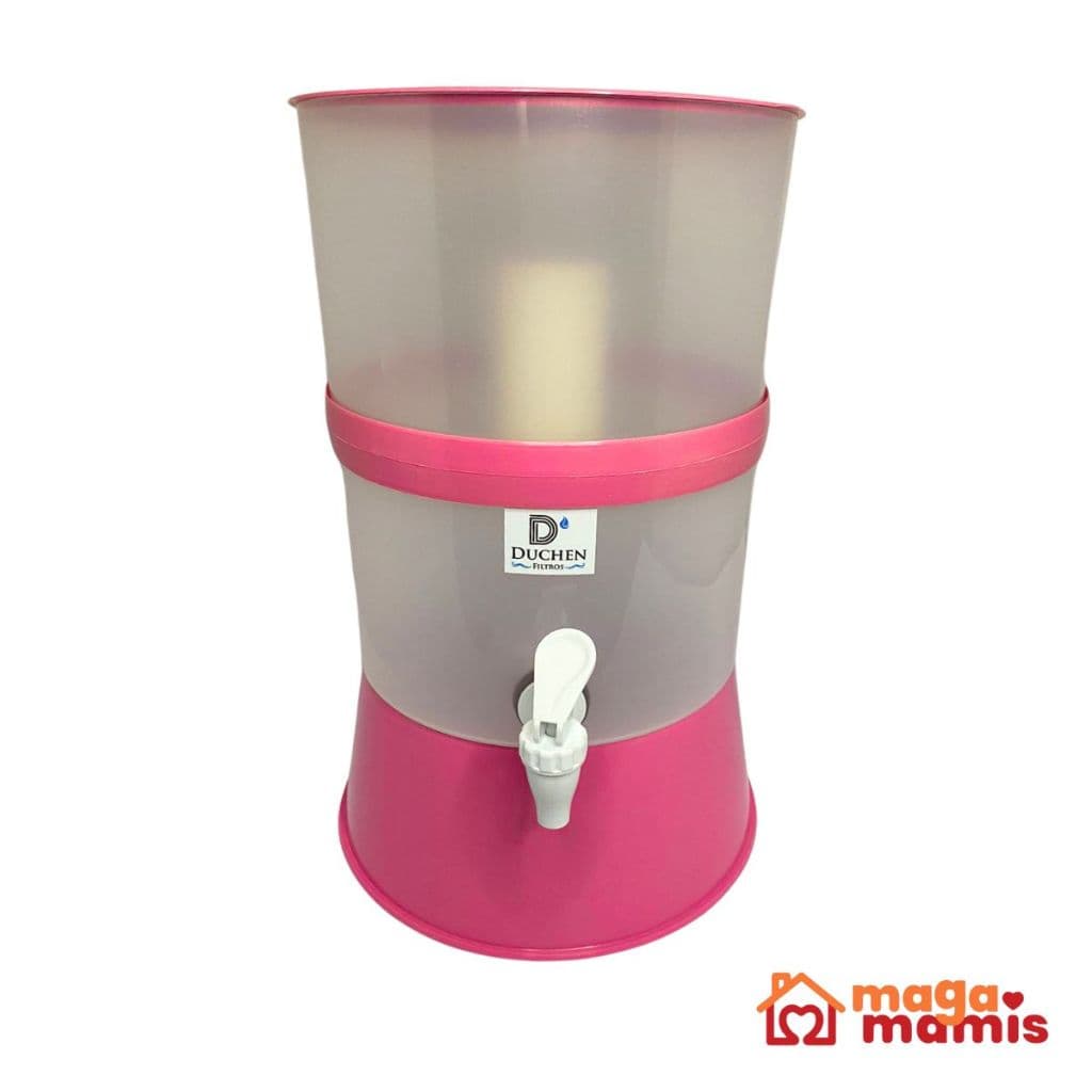 Bebedouro Filtro para Agua Rosa c/ 1 Refil Vela Universal