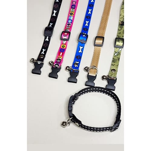 Coleira para gato e cachorro Porte Pequeno e Médio Coleira Pet Dog Cão Gato Personalizado