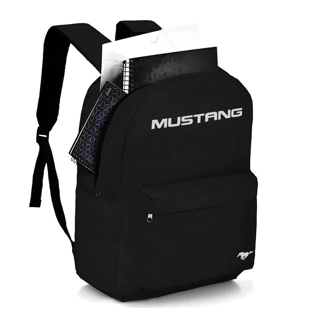 Mochila Escolar Carros Porshe Gringo  Mustang Volta as Aulas Bolsa Unissex Estampada Envio Imediato