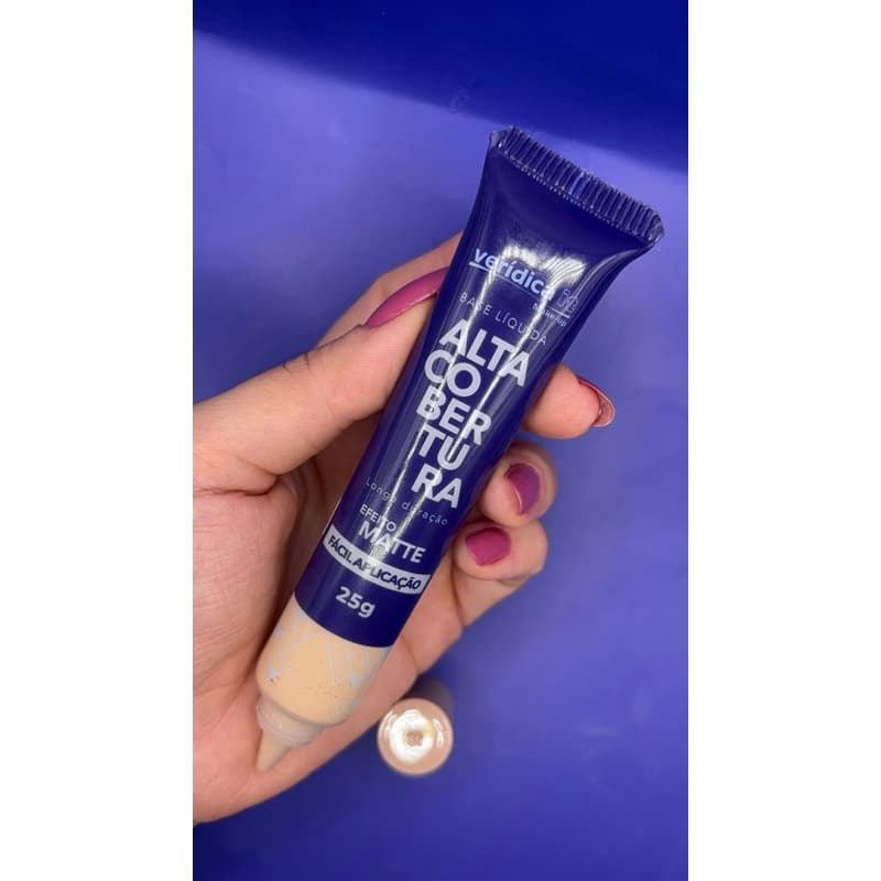 Base liquida matte alta cobertura