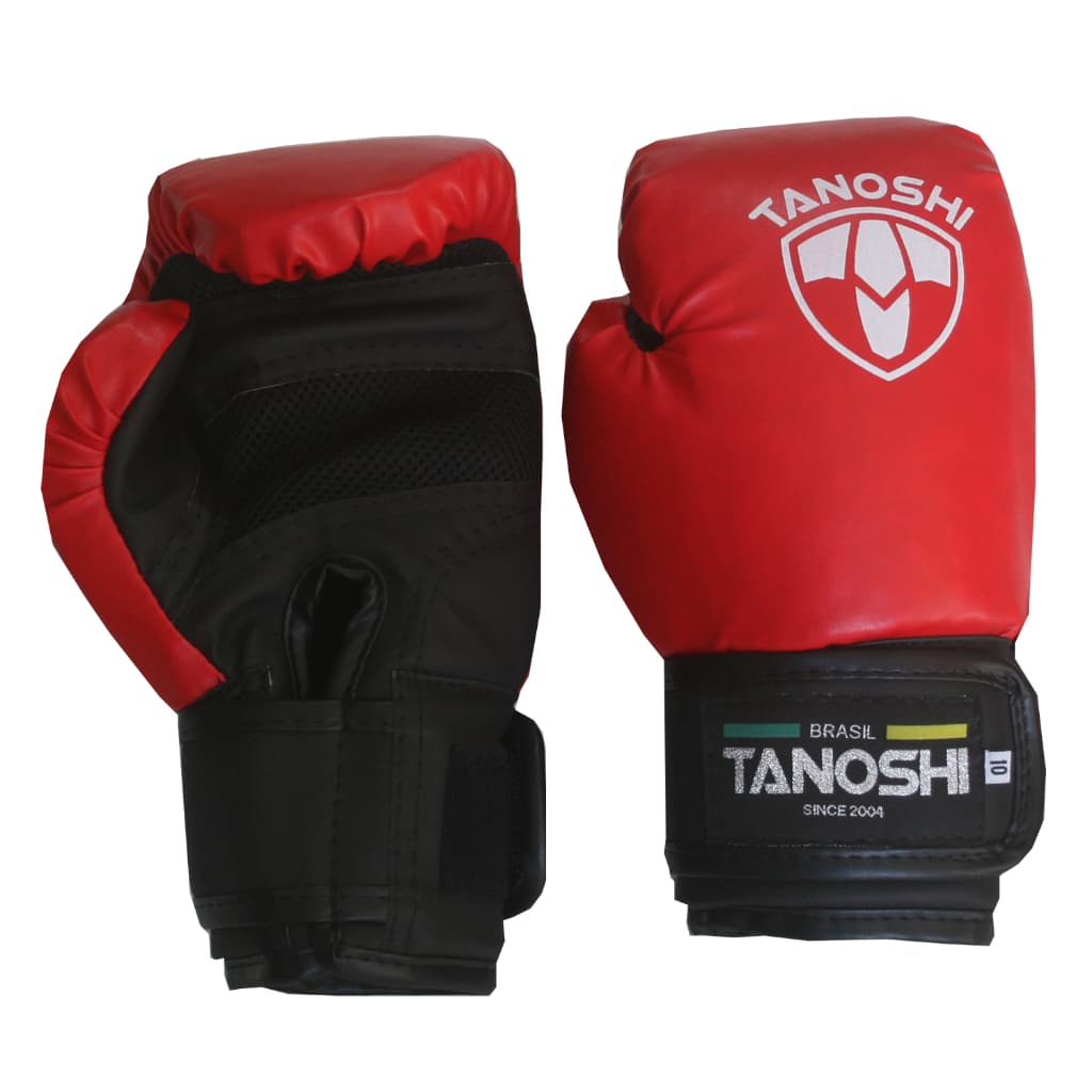 Luva Boxe KNG Vermelha para MuayThai, Sanda, Kickboxing direto da fabrica
