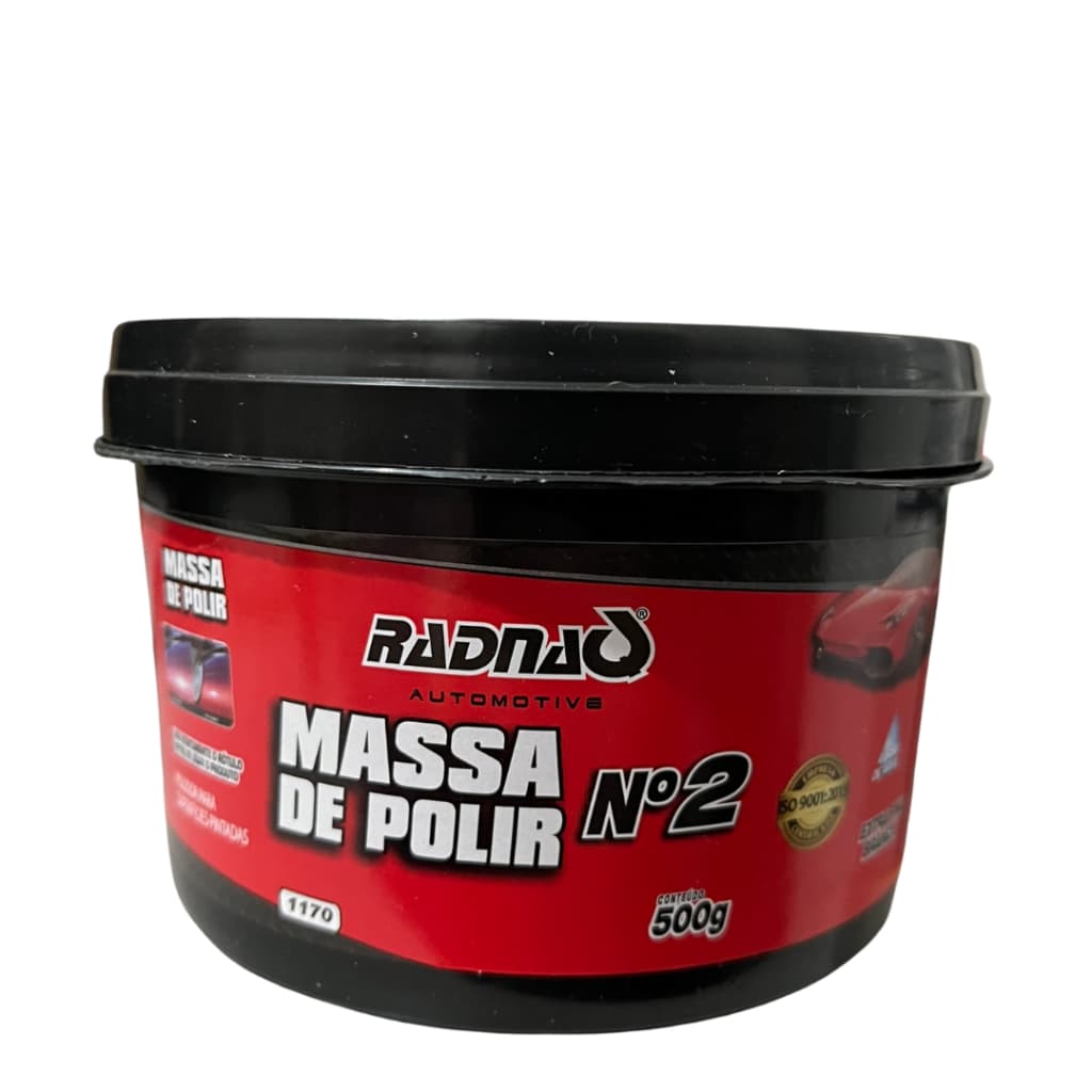 Massa de Polir N°2 Automotiva Radnaq 500g