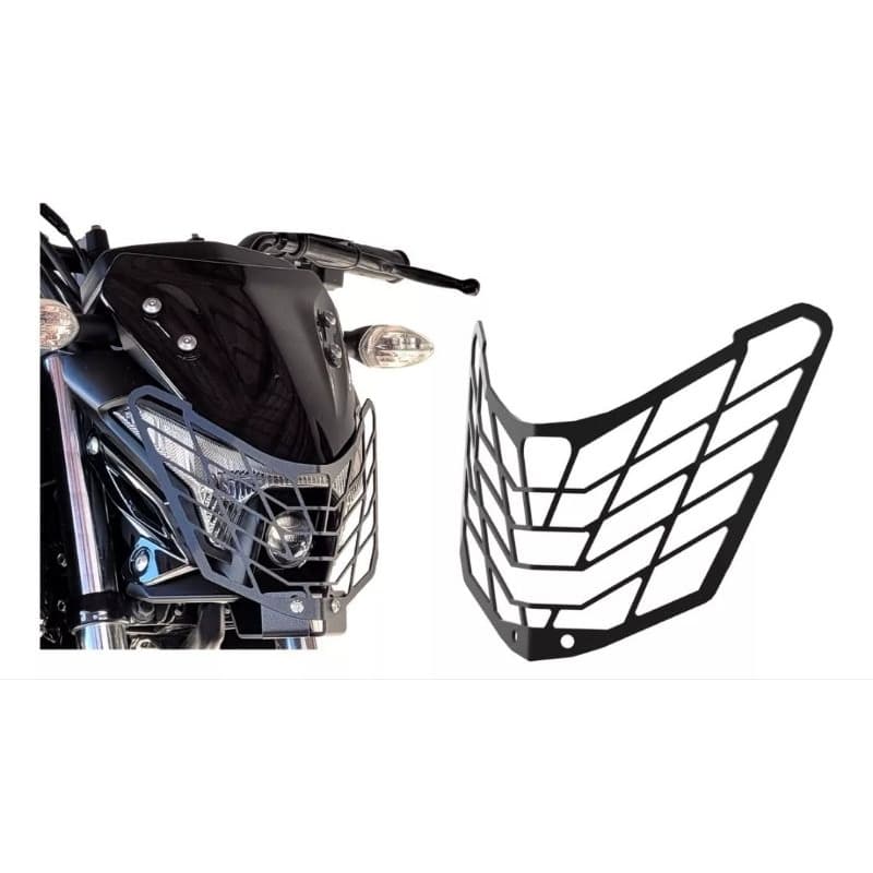 Protetor de farol FZ15 grade frontal yamaha fz