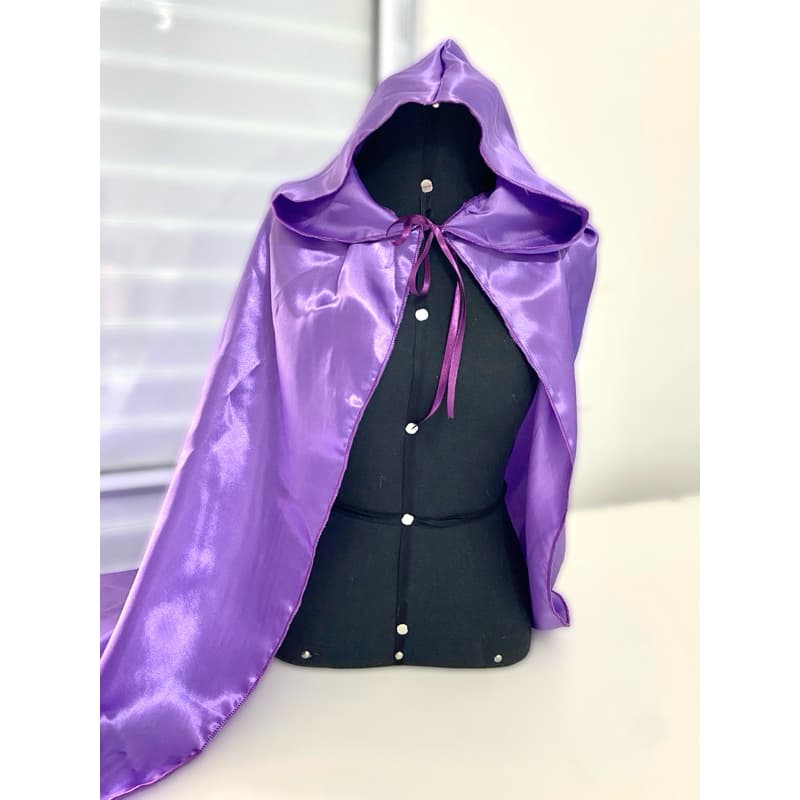 CAPA COM CAPUZ HALLOWEEN FANTASIA COSPLAY ADULTO