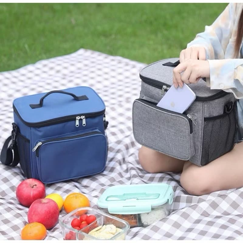 Bolsa Térmica Grande e Portátil para Marmita com Alça Perfeito para uso diário ao ar livre