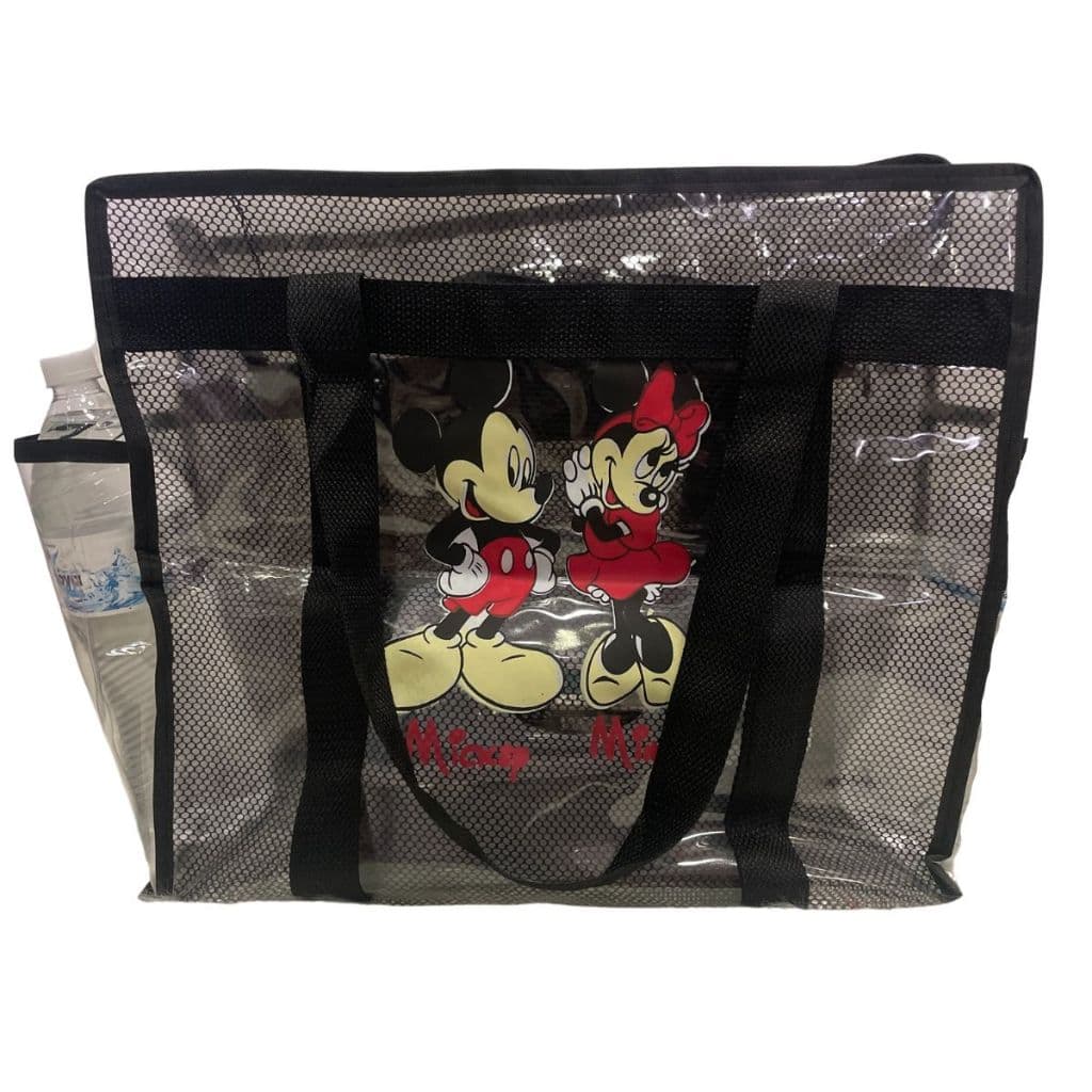 Bolsa Grande Jumbo CDP Transparente e Reforçado em Tela com Estampa