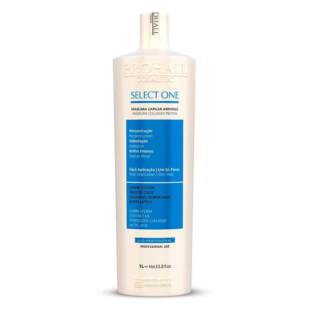 Realinhamento Capilar Prohall Select One 1 Litro (Não precisa de Shampoo)