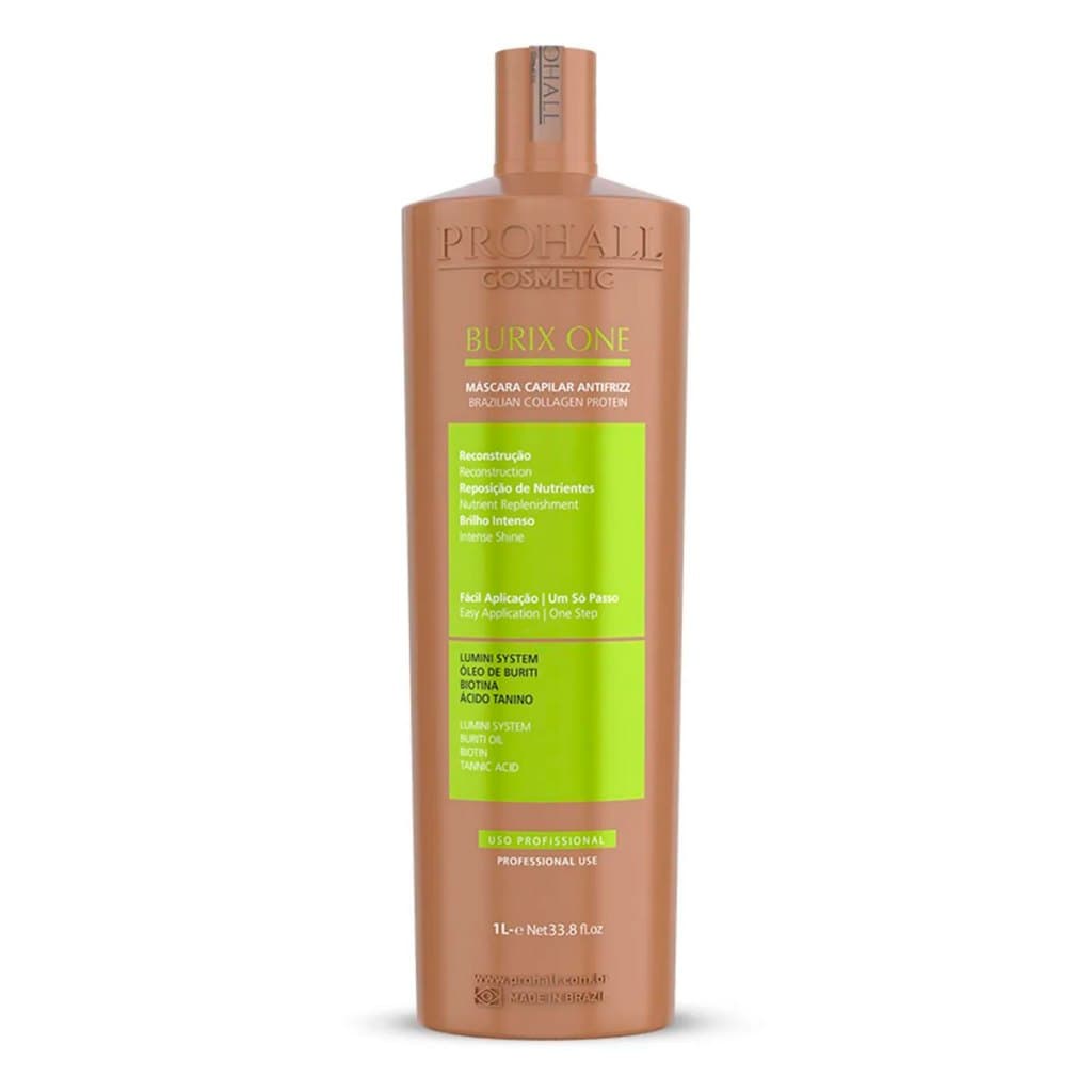 Prohall Cosmetic Burix One 1000ml com Cumbuca e Pincel de Aplicação