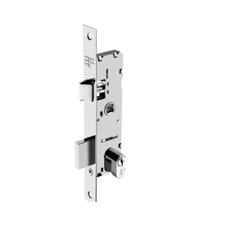 Fechadura 3F Perfil Estreito 21mm Serralheiro Cromada 11250