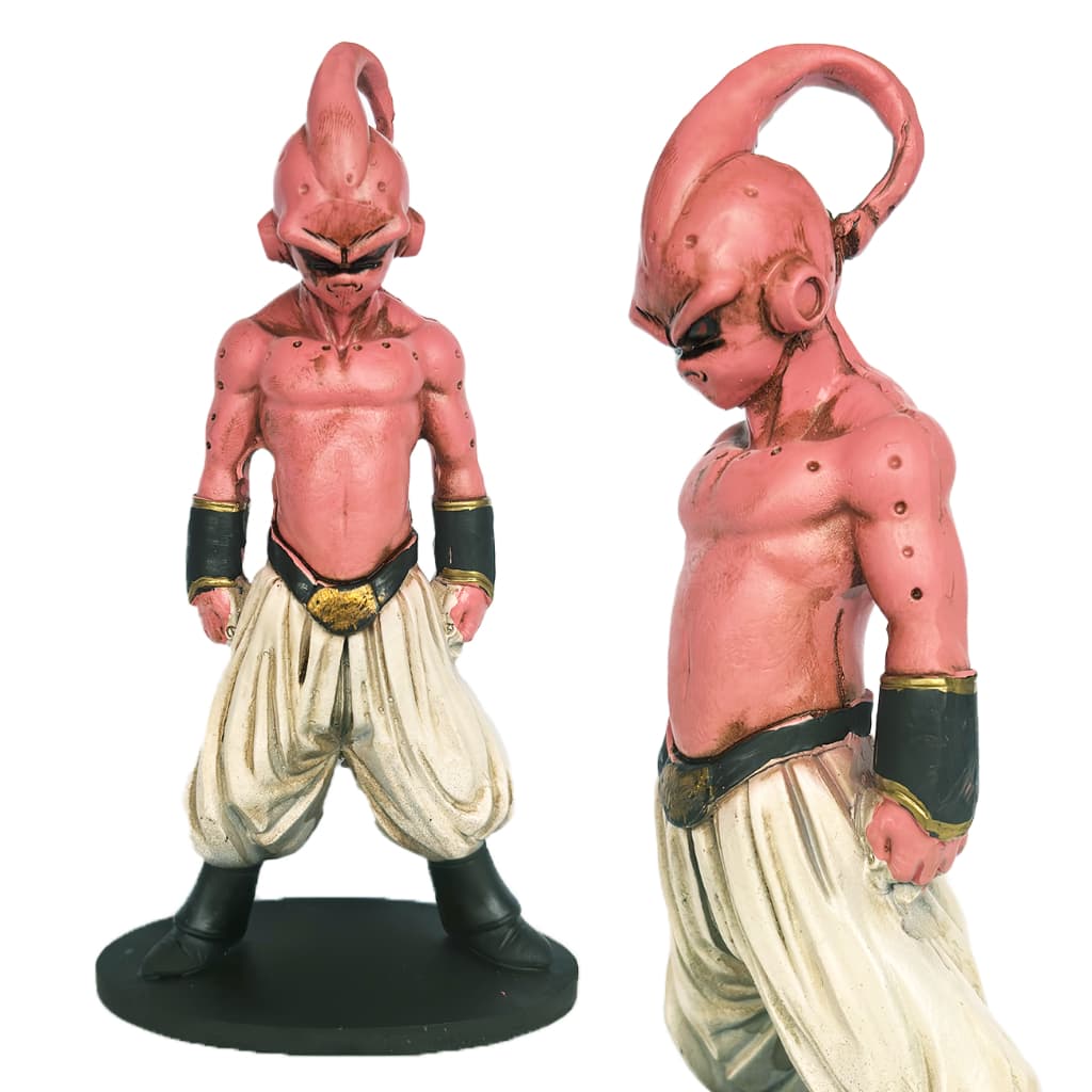 Boneco Majin Boo Dragon Ball Estatua De Resina Colecionável 18cm