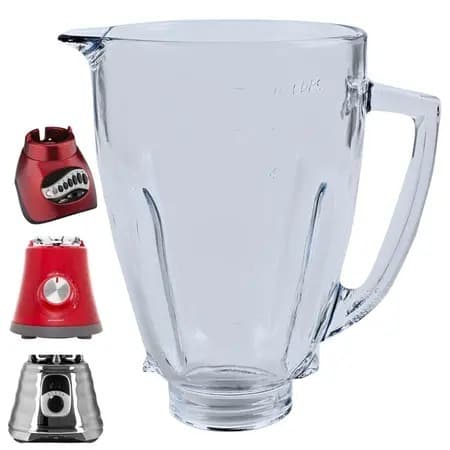 Copo Liquidiifcador Compativel Oster Vidro Redondo S/ Tampa