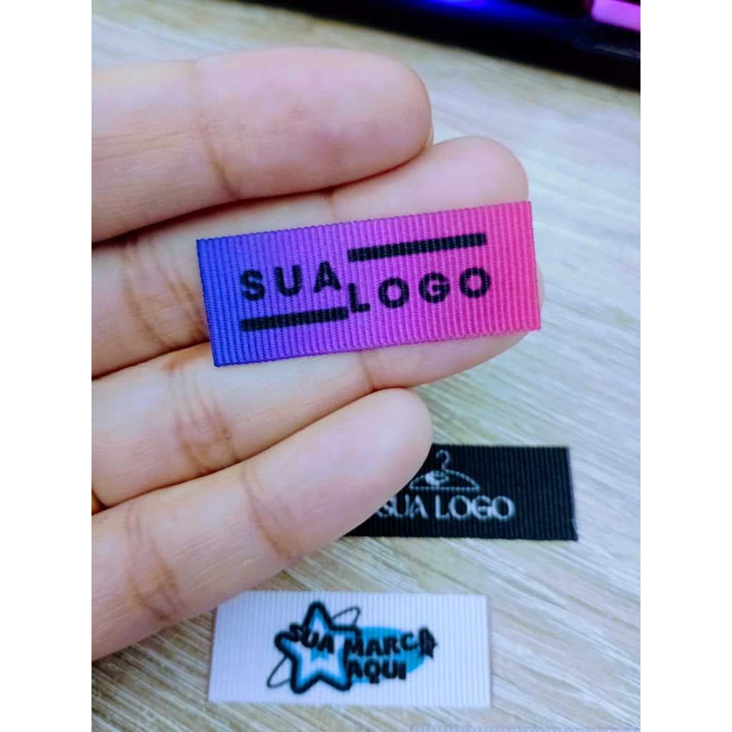 50 Etiquetas de GORGURÃO PERSONALIZADAS 1,5x4 cm SELADAS