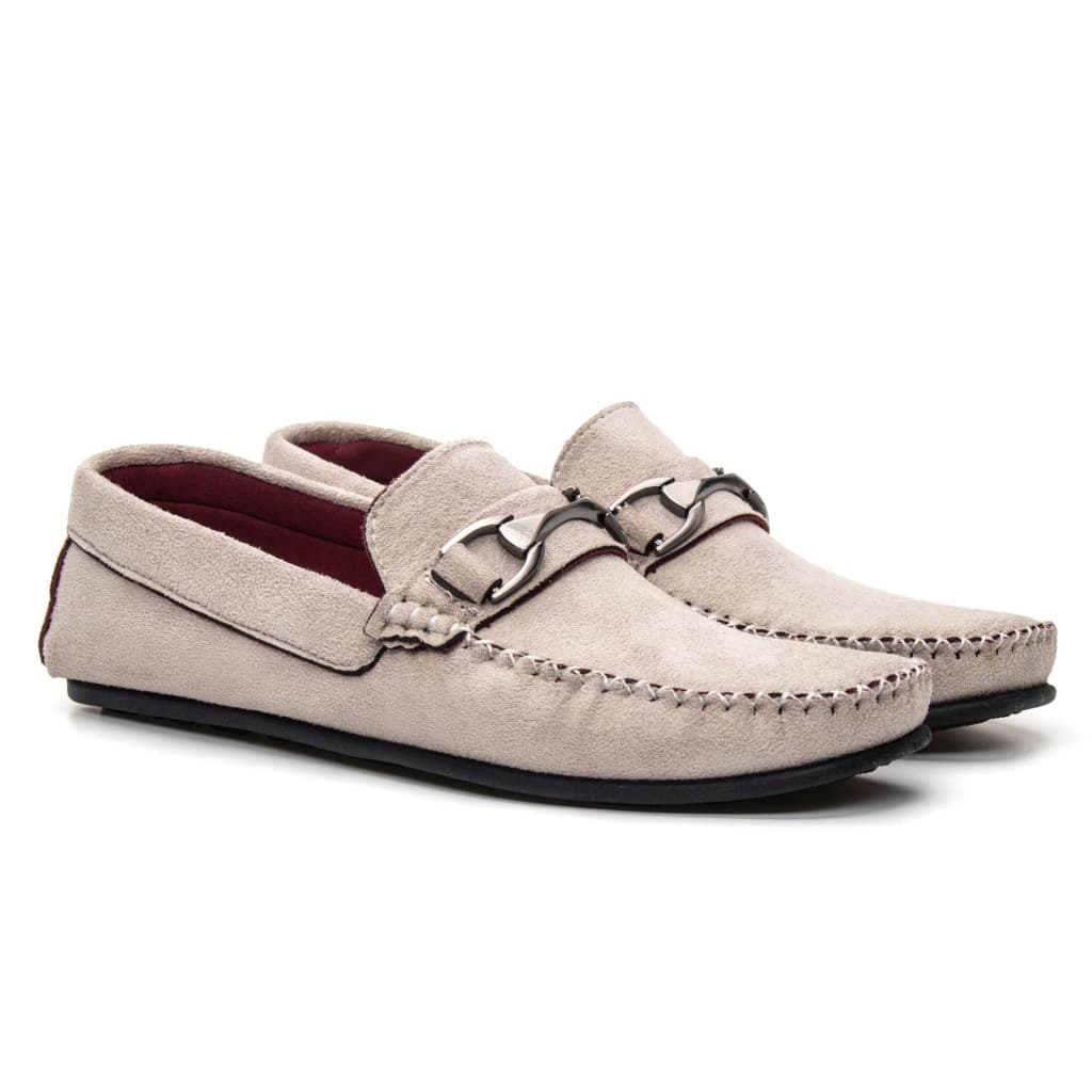 Mocassim Drive Casual Masculino Couro Camurça Lançamento Elegante