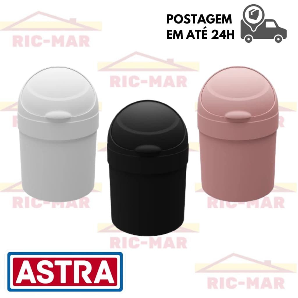 Cesto Multiuso com Tampa Basculante Astra