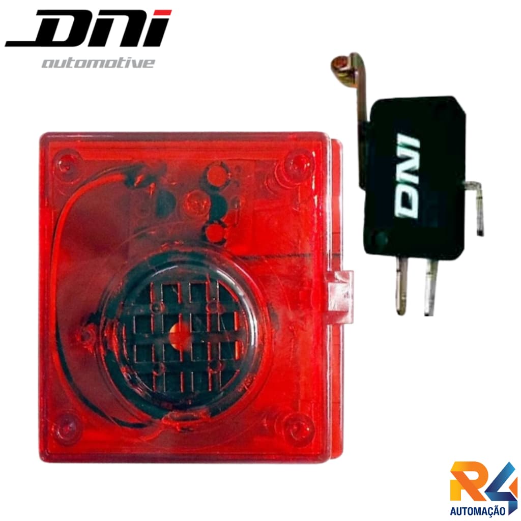 Alarme Sinalizador Sonoro Visual Caminhões Caçamba - Dni