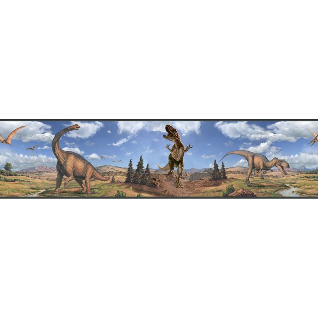 Adesivo Faixa de Parede Dinossauro Infantil Decorativo Infantil